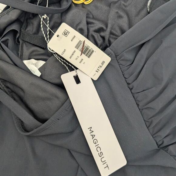 Magicsuit Women's Hyperlink Charlize One Shoulder One Piece Swimsuit Size 16 - Picture 6 of 14